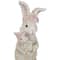 9.25" Mother & Baby Bunny Outdoor Garden Easter Statue